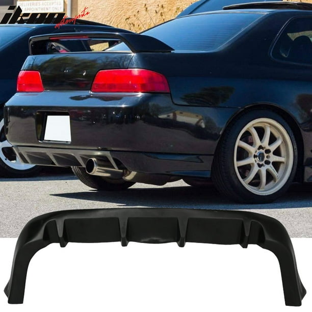 Compatible with 9701 Honda Prelude BB6 Custom MU 4 Fin Rear Lip Bumper