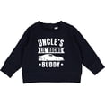 thumbnail image 2 of Inktastic Uncles Lil Racing Buddy Baby Sweatshirt, 2 of 4