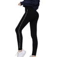 thumbnail image 4 of Leggings finos de primavera con diamantes de imitación para mujer, ropa exterior de cintura alta, pantalones cortos de modal, pantalones de talla grande, 4 of 5