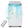 thumbnail image 1 of Air Conditioner 14000BTU, Drying, Fan & Cooling Modes 3-In-1 Portable Air Conditioners, Cools Room Up to 750 Sq. Ft, Portable AC with Remote Control, 24h Timer Function and Window Kit for Home, 1 of 7
