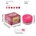 thumbnail image 2 of Fiudx Brillo Labial Hidratante, Bálsamo Labial En Acabado Espejo, Lápiz Labial Sensual, Color Labios En Larga Duración, Maquillaje Diario, Tendencia En Moda Femenina, 3,5 G En Pincel, 2 of 3