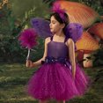 thumbnail image 7 of Duryarhall Fairy Costume Princess Dress for Girls with Wings Headwear Set for Halloween/Birthday Party, 2-12Y, 7 of 7