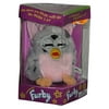 Furby Tiger Electronics (1998) Interactive Talking Toy - (Gray w/ Pink Ears & Orange Feet) - Plastic Dented