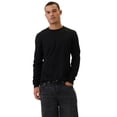 thumbnail image 1 of Camiseta GAP para hombre de manga larga, suave, negra, XL, 1 of 4