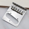 thumbnail image 3 of Swhmc 6 String TL Electric Guitar Roller Saddle Bridge Single Coil Pickup Hole String Pull Board Cross Flower Style, 3 of 5