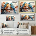 thumbnail image 4 of Designart "Dreamy Minimalist Birds Of Paradise I" Birds Of Paradise Floater Framed Wall Decor, 4 of 5