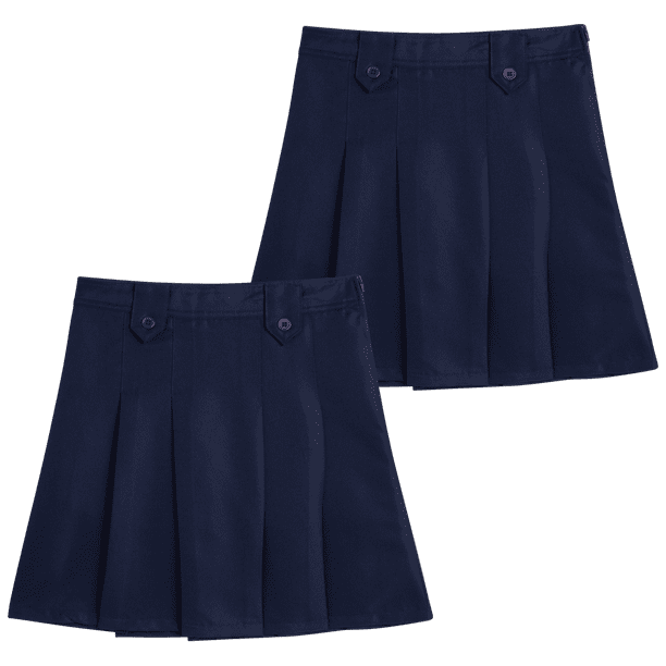 Beverly Hills Polo Club Girls' School Uniform Skort 2 Pack Scooter