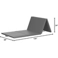 thumbnail image 2 of GJWL 10x4 Feet 4-Panel Folding Gymnastics Mat – 2-Inch Thick Pad with Vinyl Surface and Carrying Handles for Tumbling, Yoga, Pilates, Home Workouts, and Martial Arts, 2 of 6