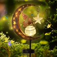 thumbnail image 1 of SHAR Solar Moon Garden Light - Decorative Outdoor LED Solar Light for Lawn, Path, Patio, Balcony, and Yard Decoration, 1 of 5