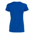 thumbnail image 2 of Missy 4.3 oz., Ringspun Cotton T-Shirt - ROYAL - L, 2 of 2