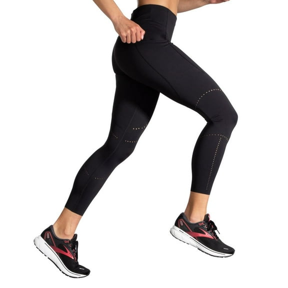 Women's Brooks 221524 Method 7/8 Length Crop Tight (Black L)