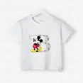 thumbnail image 3 of Marca Disney, camiseta de algodón puro con estampado de Mickey Minnie para verano para niños y niñas, camiseta creativa de calle para bebés, ropa para niños, 3 of 5
