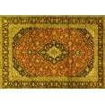 thumbnail image 1 of Ahgly Company Indoor Rectangle Persian Yellow Traditional Area Rugs, 5' x 8', 1 of 4