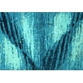thumbnail image 1 of Ahgly Company Indoor Rectangle Abstract Light Blue Modern Area Rugs, 7' x 9', 1 of 4