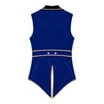 thumbnail image 6 of vastwit Womens Velvet Circus Ringmaster Vest Lion Tamer Sleeveless Swallow-Tailed Balzer Jacket Blue S, 6 of 7