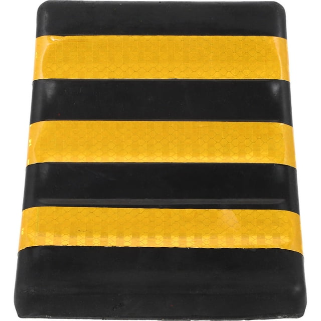 CATIEBYE Vehicle Wheel Chock Rubber Tire Stopper with Compact Design for Easy Storage and Safety Use