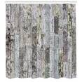 thumbnail image 3 of Ambesonne Wood Print Shower Curtain, Pastel Oak Timber Boards, 69"Wx84"L, Multicolor, 3 of 3