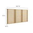 thumbnail image 6 of Wall Mount Headboard, Queen Size, Brown Oak, Wood, Mid Century Bedroom, Modern Contemporary HB35758, 6 of 7