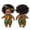A7363 Gifts decorations under 5$, variant on Xqxayjr under $5 BlackBabyDoll, BlackBabyDoll 8 Inch, Cute Curly Hair VinylBabyToy, African American Reborn Doll forChildren, RealisticBabyDoll