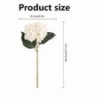 thumbnail image 3 of 1Pc Artificial Hydrangea Flower,White Hydrangea Artificial Flower,Real Touch Plant Fake Hydrangeas for Indoor Outdoor Decor,Wedding Flowers Bouquets Faux Flower Kitchen Centerpiece Table Decoration, 3 of 8