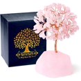 thumbnail image 1 of GFDYREE Healing Crystals Tree Valentines Day Gift Rose Quartz Crystal Tree Stone Tree Gem Tree Feng Shui Tree Money Tree Birthday Valentines Tree of Life Gift, 1 of 7
