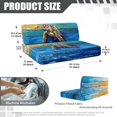 thumbnail image 7 of Kuiaobaty Washable RV Dinette Cushions Covers Oil Painting Sea Turtle Pattern Camper Cushion Slipcovers Rv Couch Cover Home & Kitchen Accessories Universal Fit RV Camper Car Bench, 7 of 7