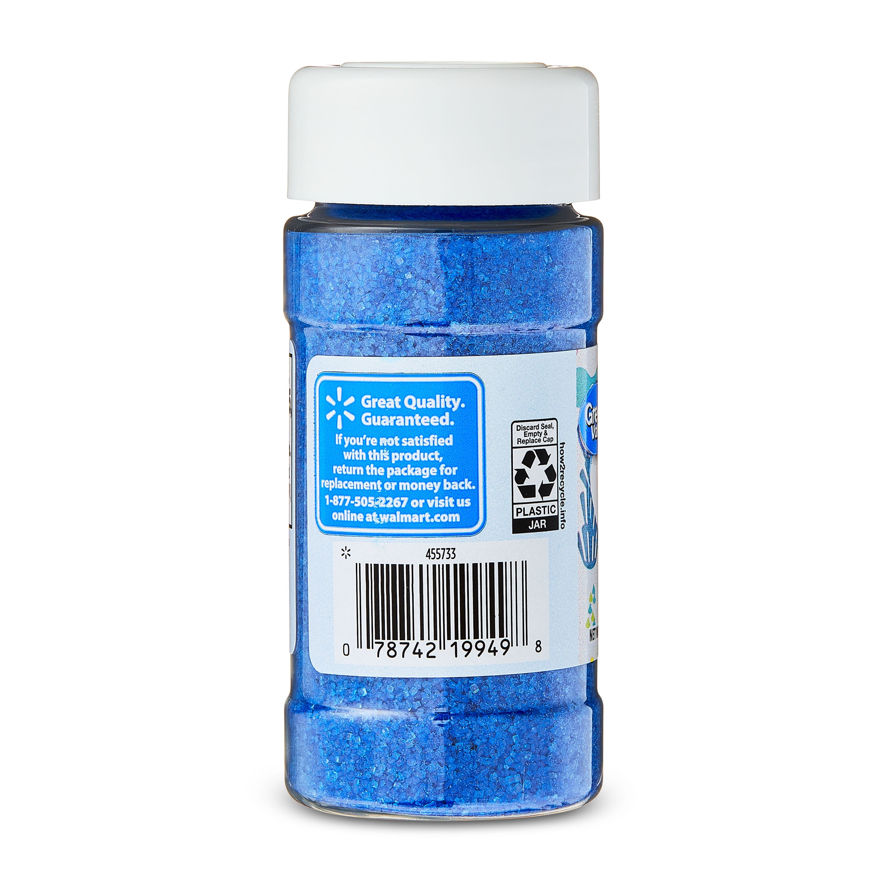 Great Value Blue Sanding Sugar, 3.7 oz