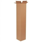 BOX USA 121272 Tall Corrugated Boxes,12"x12"x72",Kraft,PK10