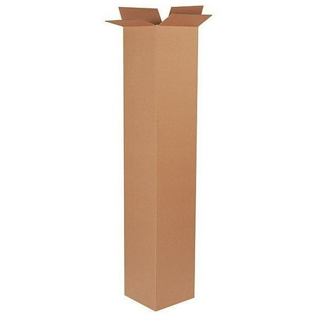 BOX USA 121272 Tall Corrugated Boxes,12"x12"x72",Kraft,PK10