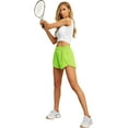 thumbnail image 5 of Cueply Women's Running Shorts High Waisted Athletic Gym Workout Shorts with Liner Zipper Pockets, 5 of 7