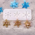 thumbnail image 4 of Herramienta de Silicona Soledad para Fundición de Resina DIY Colgante Decoración Copos de Nieve, 4 of 7