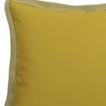 thumbnail image 4 of HomeRoots 20"X20" Gold Linen Blend Zippered Pillow, 4 of 5