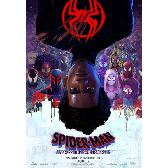Spider-Man Across the Spider-Verse Movie Poster Glossy Quality Paper No Frame Photo Art Print Size 16x20