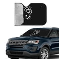 thumbnail image 4 of Windshield Sun Shade Foldable Car Front Window Sunshade For Car Suv Trucks Vans - Best Heat Shield Blocker Visor Cover Blocks Uv Rays And Keeps Your Vehicle Cool-Small, 4 of 5