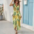 thumbnail image 5 of Lunarable Pineapple Sleeveless Dress Woman Fashion Long Dresses Women's Summer Suit Dress 2025, 5 of 6