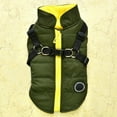 thumbnail image 4 of Pet Cold Weather Coat Harness Pet Winter Warm 2 In 1 Outfit Padded Jacket For Small Puppy Dogs, 4 of 6