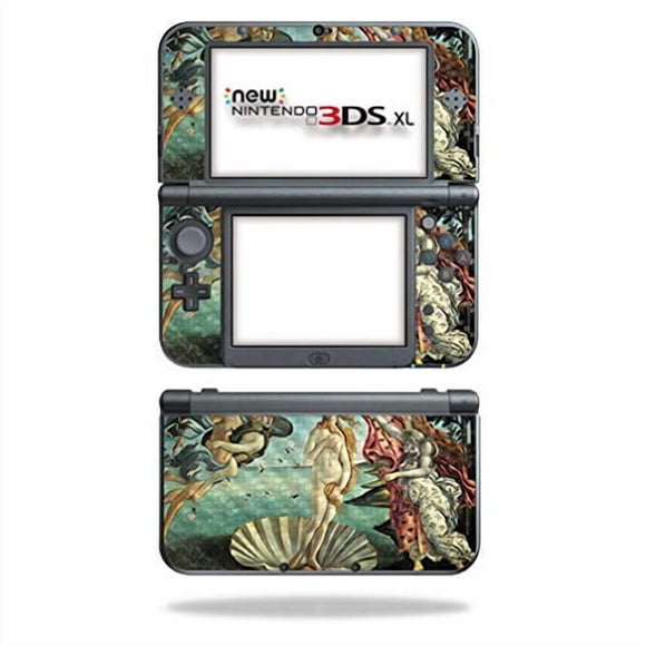 MightySkins Carbon Fiber Skin for Nintendo New 3DS XL (2015) - Birth of Venus | Protective, Durable Textured Carbon Fiber Finish | Easy to Apply, Remove, and Change Styles | Made in The USA