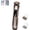 Black, variant on Portable Binder Clip Stapler - Includes 58 Reusable Clips, Mini Push Stapler Clamp Staplers, Handheld Paper Clam Clips Dispenser, for Paper Fastening and Document Organization