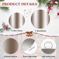 thumbnail image 3 of Welcome Sign for Front Door,Brown White Ombre Round Metal Welcome Front Porch Decoration,Vintage Minimalist Country Gradient Wall Hanging Sign for Living Room Kitchen Hallway Housewarming Gift 8'', 3 of 5