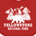 thumbnail image 4 of Inktastic Yellowstone National Park with Bear Mountains and Trees Boys or Girls Baby Bib, 4 of 4