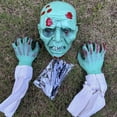 thumbnail image 4 of KARLSITEK Halloween Decorations Skeleton Stakes Realistic Scary Yard Lawn Stakes Skull Head and Arms Decoration for Halloween Party Prop Lawn Outdoor Graveyard, 4 of 7
