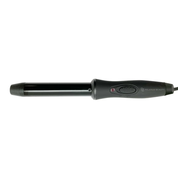 Relaxus Beauty Mini Straighten and Curl Styling Duo Set, Dual Voltage, Quick Heat, Midnight