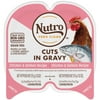 Nutro Grain Free Natural Wet Cat Food Cuts In Gravy Chicken & Salmon Recipe, (1) 2.64 Oz. Perfect Portions Twin-Pack Tray