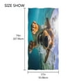 thumbnail image 4 of Ryvnso Dog in Water Oversized Beach Towel Microfiber Bath Blankets Swimming Fitness 37" x 74", 4 of 5