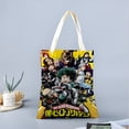 thumbnail image 2 of My Hero Academia Bolso de tela con estampado de lienzo para mujer, bolsa de compras reutilizable y estética, con cremallera interior, regalo para mujer,38*45cm., 2 of 6