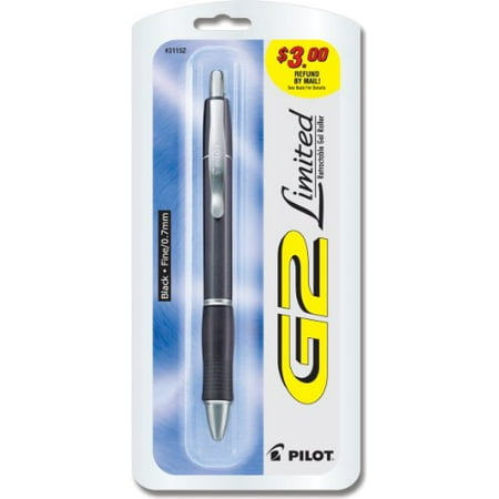 Pilot G2 Limited Retractable Gel Ink Roller Ball Pen, Fine ...