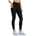 thumbnail image 6 of Women's Winter Fleece Lined Leggings High Waisted Yoga Pants With 2 Pockets, 6 of 8