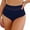 Navy, variant on Womens Bikini Bottoms High Waisted Bikini Tummy Control Bathing Suit Bottom Cute Swimsuits