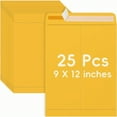 thumbnail image 2 of 25 Pack 9 x 12 Catalog Mailing Envelopes Self-Seal Brown Kraft Manilla Envelopes Letter Size for Mailing Organize storage Home Office Busin, 2 of 9