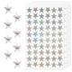 thumbnail image 1 of 1200 Pegatinas Autoadhesivas Estrellas Plateado Premio Niños Escuela, 1 of 5